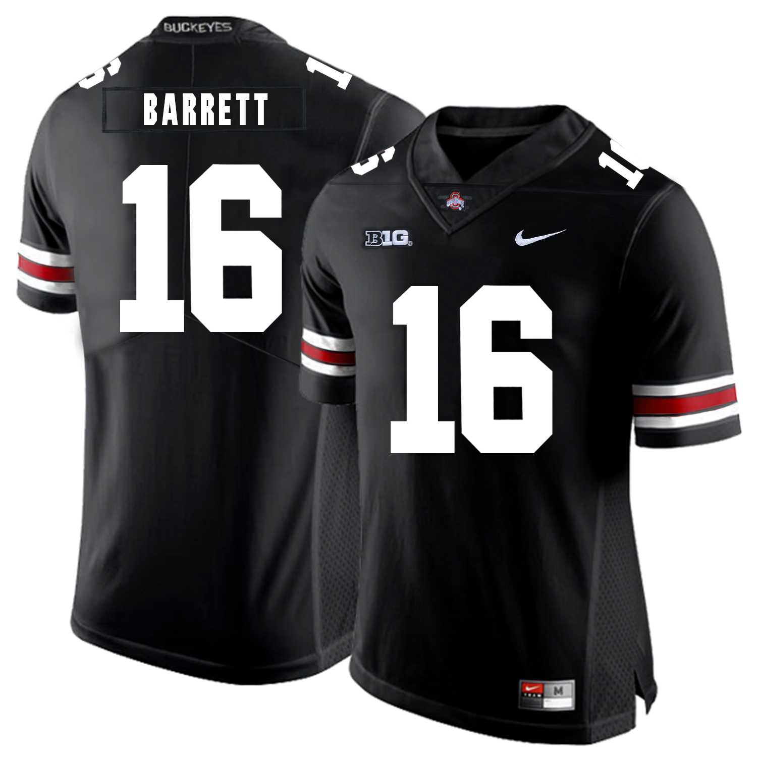 Ohio State Buckeyes 16 J.T. Barrett Black Nike College Football Jersey Dzhi,We sell and wholesale Ohio State Buckeyes 16 J.T. Barrett Black Nike College Football Jersey Dzhi on line form chian!